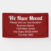 We zijn verhuisd, bezoek onze nieuwe locatie DK RE Spandoek (Horizontaal)