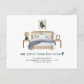 We zijn verhuisd Boho Chic Nieuw adres verhuizing Aankondigingskaart (Voorkant)