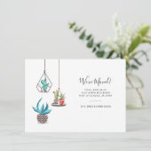 We Zijn Verhuisd Boho Chic Verhuisbericht Aankondiging (Staand voorkant)