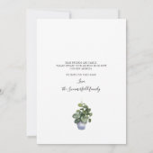 We zijn verhuisd Boho Script Nieuwe Roots Botanisc (Achterkant)