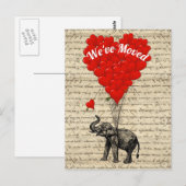 We zijn verhuisd briefkaart (Voorkant / Achterkant)