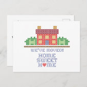 We zijn verhuisd! Briefkaart (Voorkant / Achterkant)