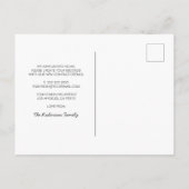 We zijn verhuisd | Christmas Gingerbread House Aankondigingskaart (Achterkant)