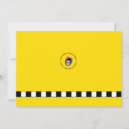 We zijn verhuisd Cityscape 5x7 eenzijdige kaart (Achterkant)