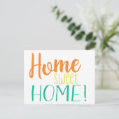 We zijn verhuisd | Eenvoudig Briefkaart | Home Swe (Staand voorkant)