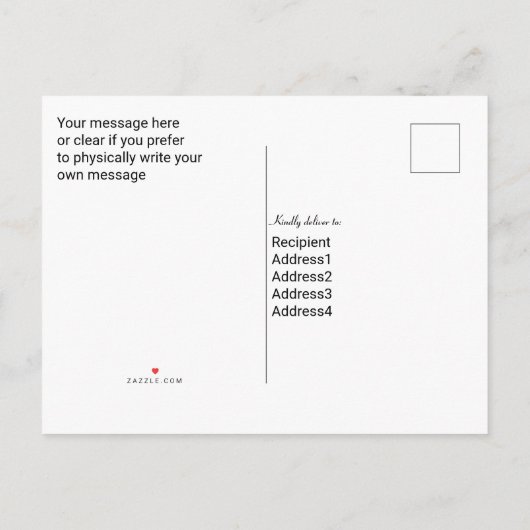 We zijn verhuisd en de katten kwamen ook. Gewijzig Aankondigingskaart (Achterkant)