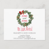 We zijn verhuisd, feestdag, homepage aankondigingskaart (Voorkant)