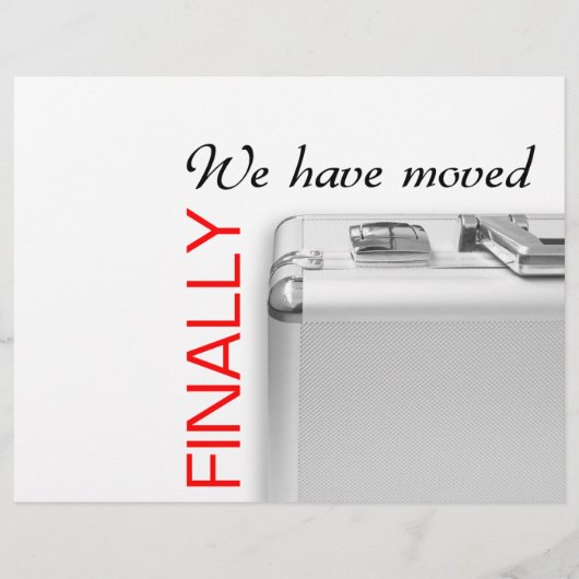 We zijn verhuisd flyer (Voorkant)