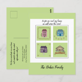 We zijn verhuisd - geloof gebaseerd Zoals voor mij Briefkaart