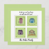 We zijn verhuisd - geloof gebaseerd Zoals voor mij Kaart (Voorkant / Achterkant)