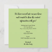 We zijn verhuisd - geloof gebaseerd Zoals voor mij Kaart (Achterkant)