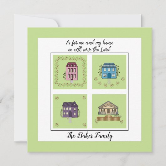 We zijn verhuisd - geloof gebaseerd Zoals voor mij Kaart (Voorkant)