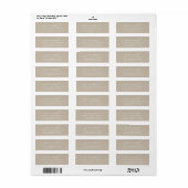 We zijn verhuisd Gray Nieuw adreslabel Etiket (Full Sheet)