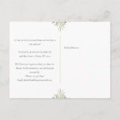 We Zijn Verhuisd Groene Verhuizing Adreswijziging  Aankondigingskaart (Achterkant)