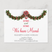 We zijn verhuisd, Holly Berry Branches, Home Sweet Aankondigingskaart (Voorkant)