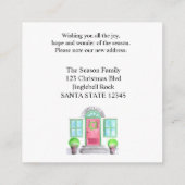 We zijn verhuisd! Kerst thuis Informatiekaartje (Achterkant)