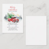 We zijn verhuisd Kerstadres Wijziging van adres Ve Notitiekaartje (Voorkant / Achterkant)