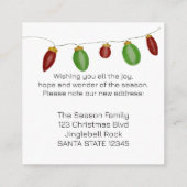 We zijn verhuisd  Kerstboom Verlichtingsbehuizing  Informatiekaartje (Achterkant)