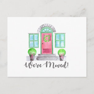 We zijn verhuisd. Kersthuis Briefkaart