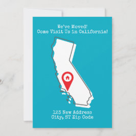 We zijn verhuisd! Kom ons bezoeken in Californië Aankondiging