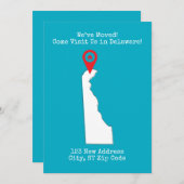 We zijn verhuisd! Kom ons bezoeken in Delaware Aankondiging (Voorkant / Achterkant)