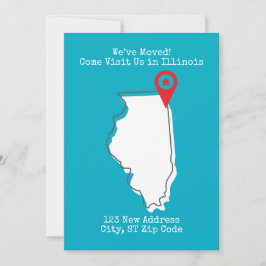 We zijn verhuisd! Kom ons bezoeken in Illinois Aankondiging