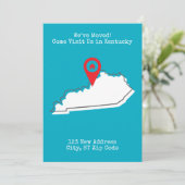 We zijn verhuisd! Kom ons bezoeken in Kentucky Aankondiging (Staand voorkant)