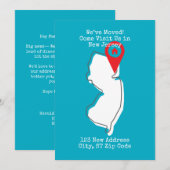 We zijn verhuisd! Kom ons bezoeken in New Jersey Aankondiging (Voorkant / Achterkant)