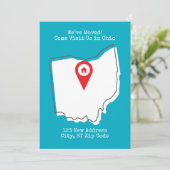 We zijn verhuisd! Kom ons bezoeken in Ohio Aankondiging (Staand voorkant)