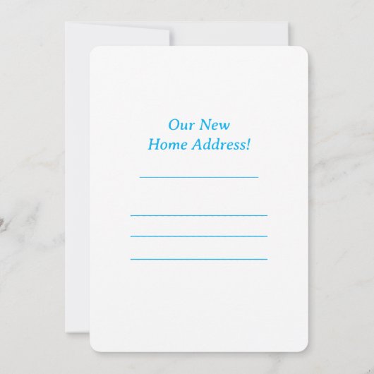 We Zijn Verhuisd Leuke Huizen Aankondiging (Achterkant)