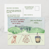 WE ZIJN VERHUISD LOLLE FAMILIEHOND KONDIGT VERHUIS AANKONDIGINGSKAART (Voorkant / Achterkant)