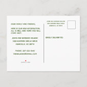 WE ZIJN VERHUISD LOLLE FAMILIEHOND KONDIGT VERHUIS AANKONDIGINGSKAART (Achterkant)