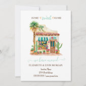 We zijn verhuisd, Mexicaans huis, hout (Voorkant)