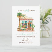 We zijn verhuisd, Mexicaans huis, hout (Staand voorkant)