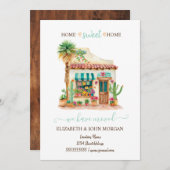 We zijn verhuisd, Mexicaans huis, hout (Voorkant / Achterkant)