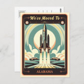 We zijn verhuisd naar Alabama | BRIEFKAART (Voorkant / Achterkant)