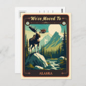 We zijn verhuisd naar Alaska |  BRIEFKAART (Voorkant / Achterkant)