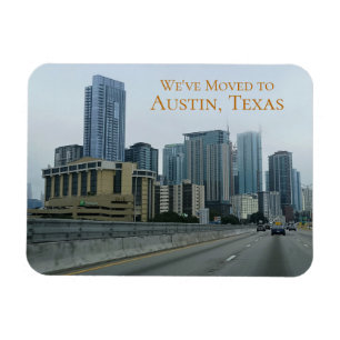 We zijn verhuisd naar Austin Texas! Magneet