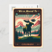 We zijn verhuisd naar Colorado | BRIEFKAART (Voorkant / Achterkant)
