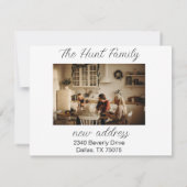 We zijn verhuisd naar Dallas Texas Briefkaart (Achterkant)