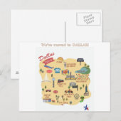 We zijn verhuisd naar Dallas Texas Briefkaart (Voorkant / Achterkant)