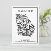 We zijn verhuisd naar de Georgia State Floral Mand Aankondiging (Staand voorkant)