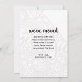 We zijn verhuisd naar de Georgia State Floral Mand Aankondiging (Achterkant)