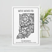 We zijn verhuisd naar de Indiana State Floral Mand Aankondiging (Staand voorkant)