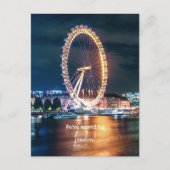 We zijn verhuisd naar de Londense aankondiging Briefkaart (Voorkant)