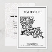 We zijn verhuisd naar de Louisiana State Floral Ma Aankondiging (Voorkant / Achterkant)