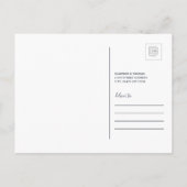 We zijn verhuisd naar Delaware Uitnodiging Briefkaart (Achterkant)