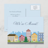 We zijn verhuisd naar een nieuw briefkaart (Voorkant / Achterkant)