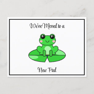 We zijn verhuisd naar een nieuw pad briefkaart