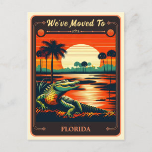 We zijn verhuisd naar Florida BRIEFKAART